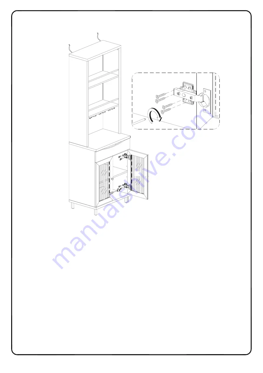 Walker Edison PRLD3D Assembly Instructions Manual Download Page 45