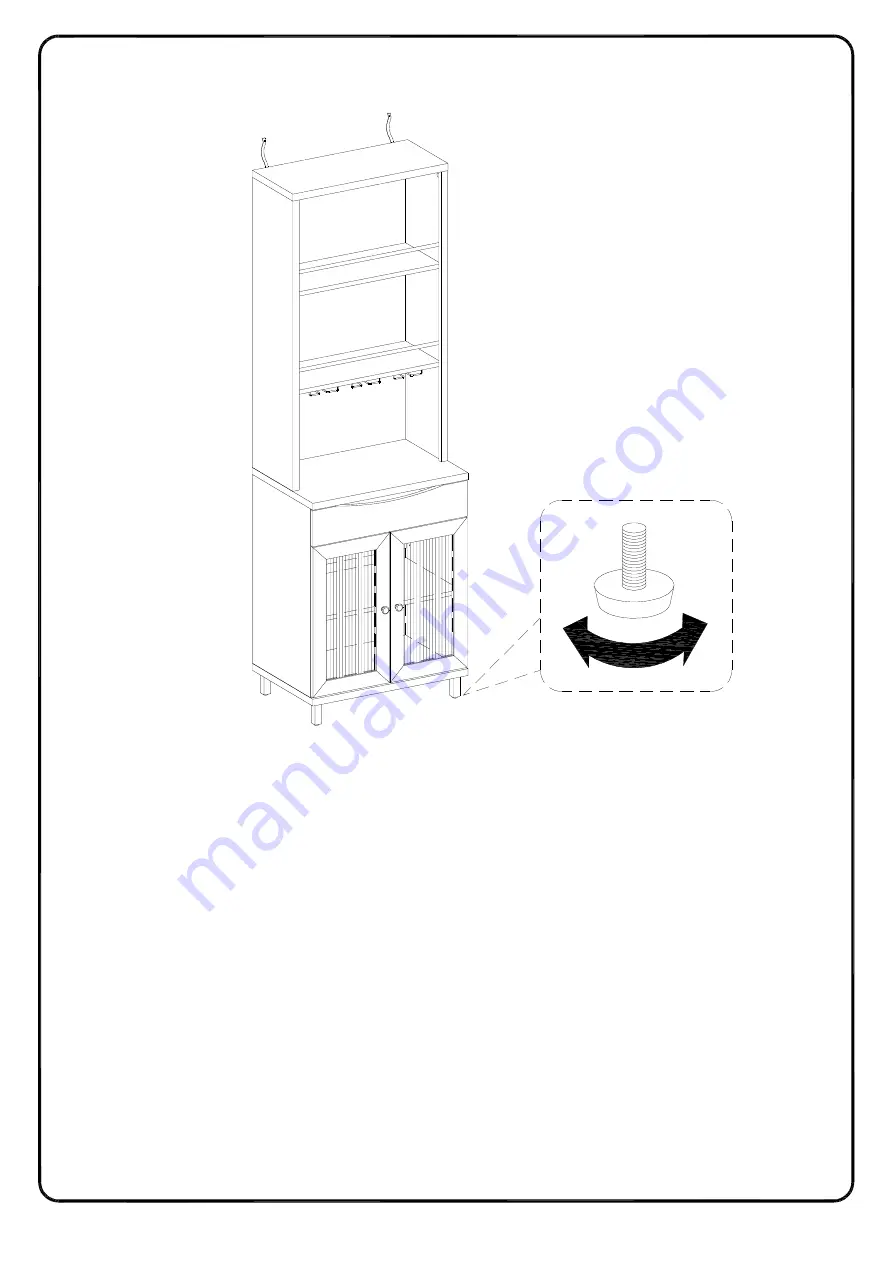 Walker Edison PRLD3D Assembly Instructions Manual Download Page 46