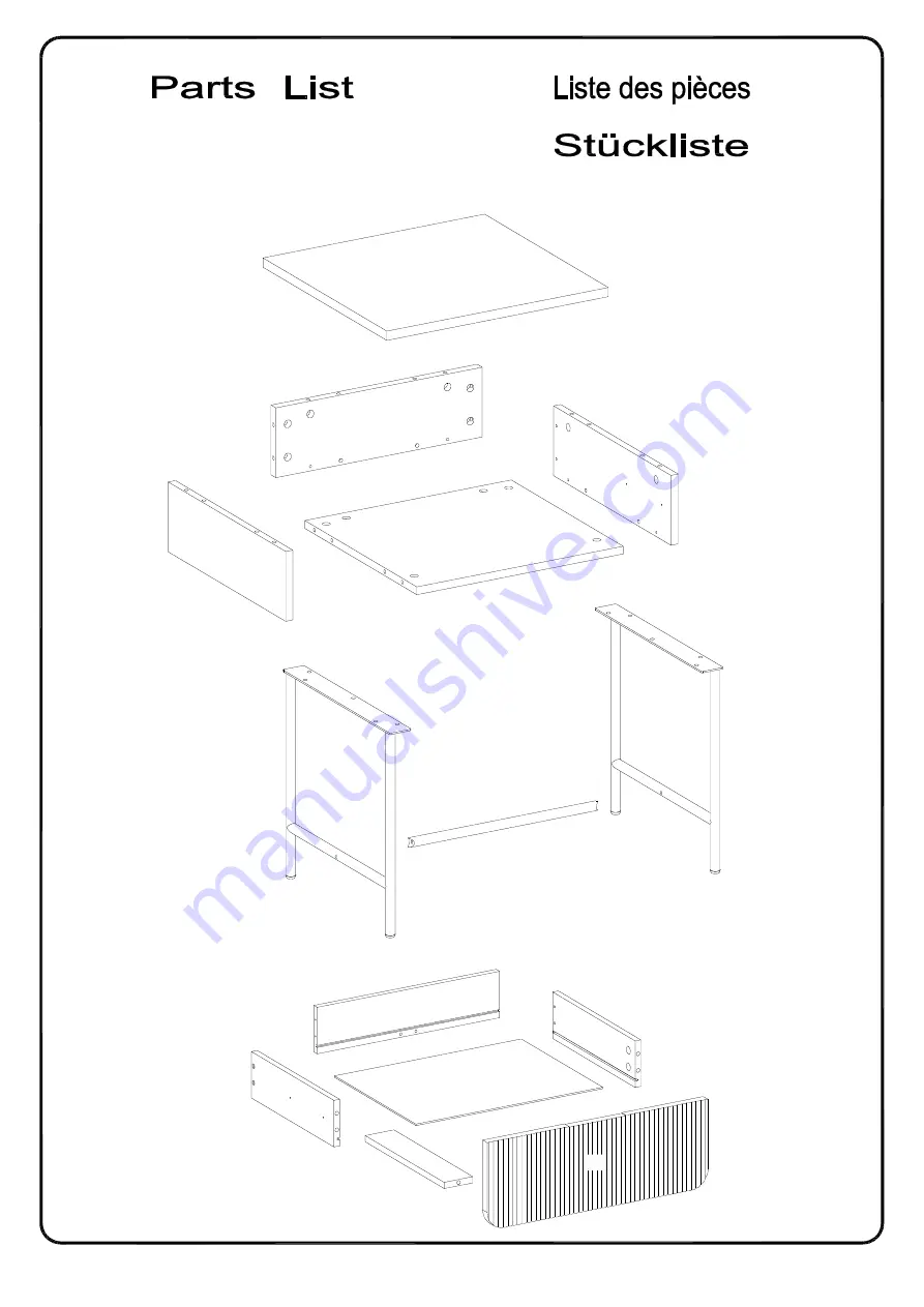 Walker Edison REEL8K Assembly Instructions Manual Download Page 6