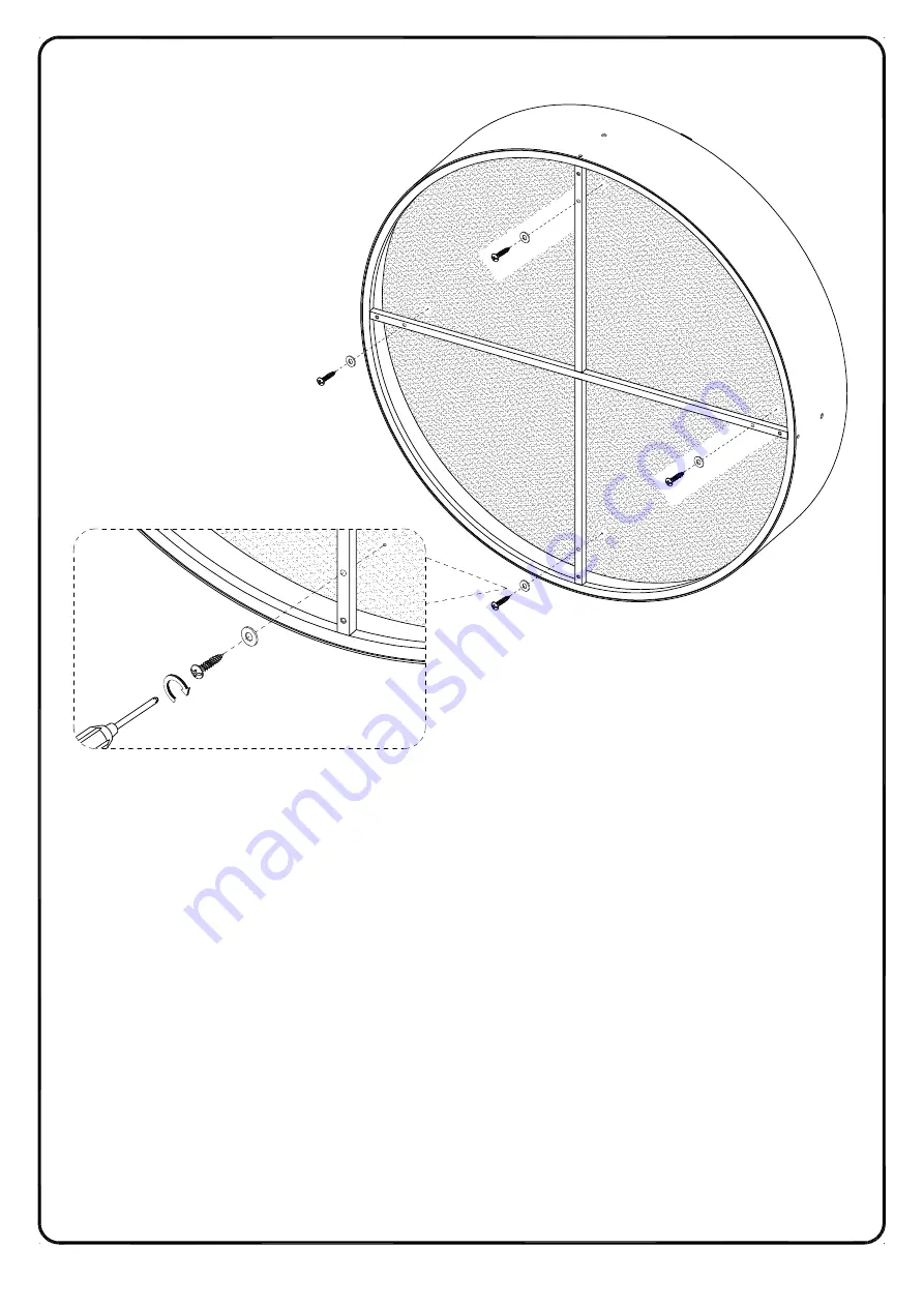 Walker Edison TEML1K Assembly Instructions Manual Download Page 10