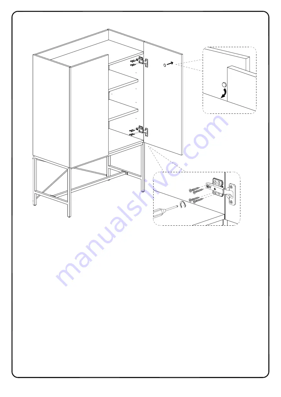 Walker Edison TKIL7J Assembly Instructions Manual Download Page 30