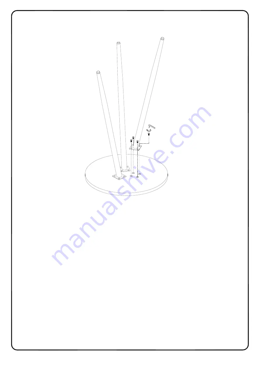 Walker Edison TLLL8K Assembly Instructions Manual Download Page 7