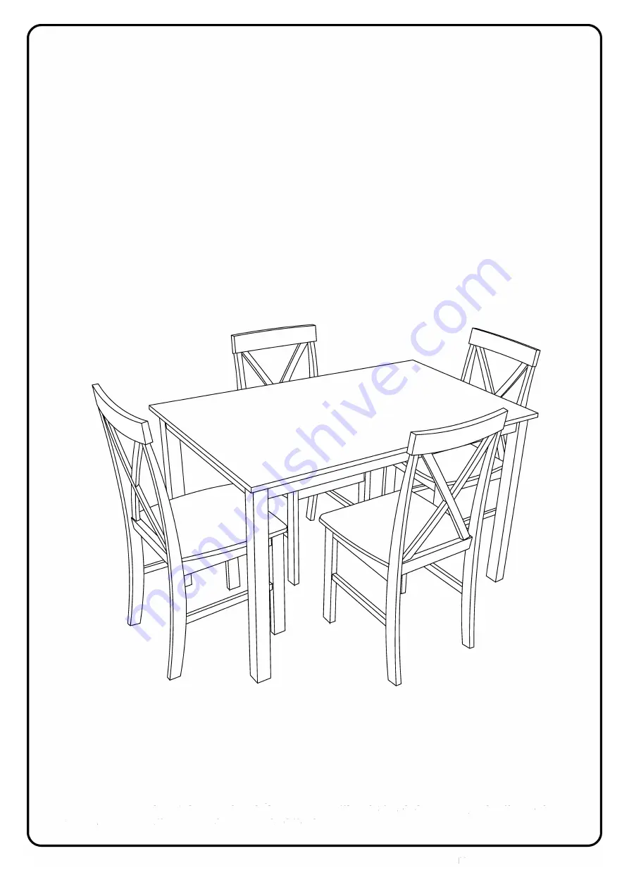 Walker Edison TW485PCXB Assembly Instructions Manual Download Page 1