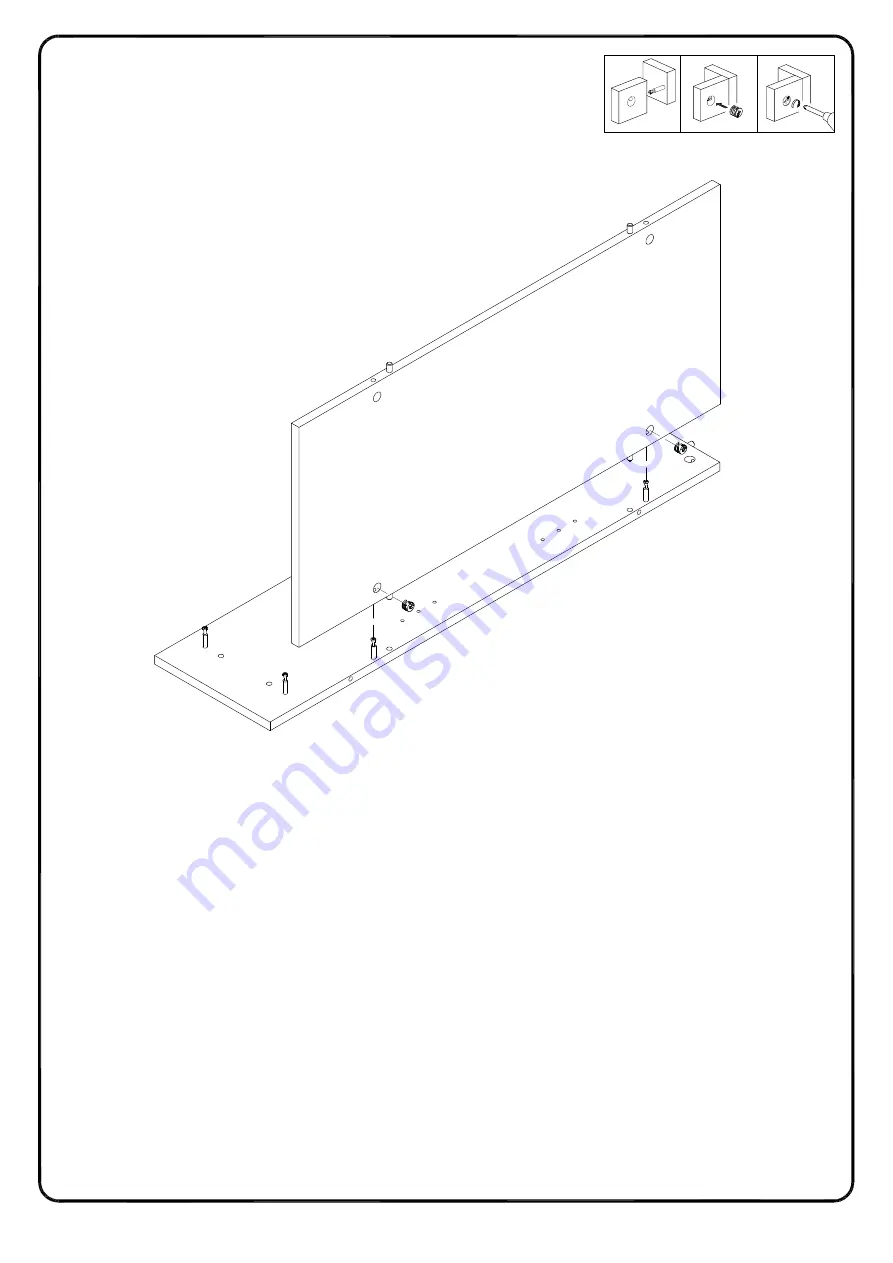 Walker Edison TW48LNSB3P Assembly Instructions Manual Download Page 6