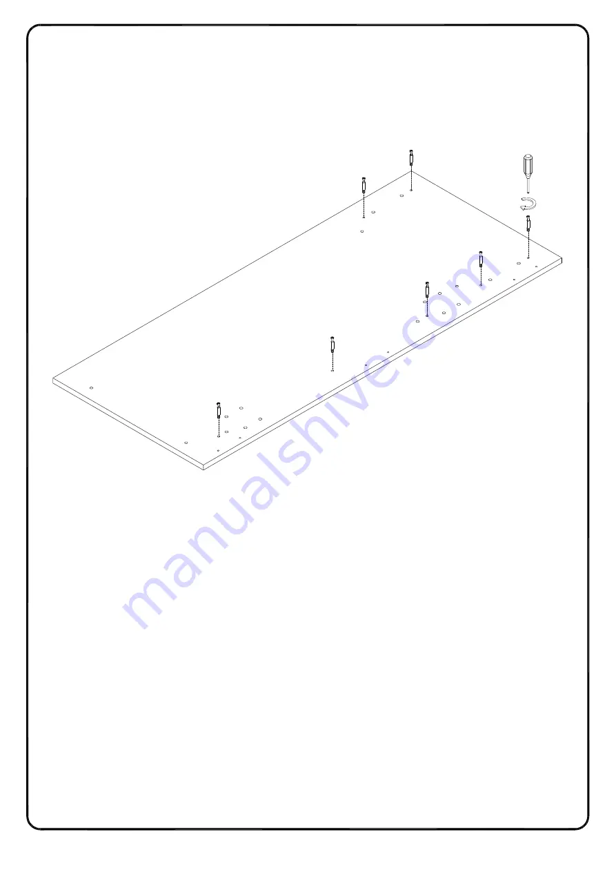 Walker Edison TW48LNSB3P Assembly Instructions Manual Download Page 11