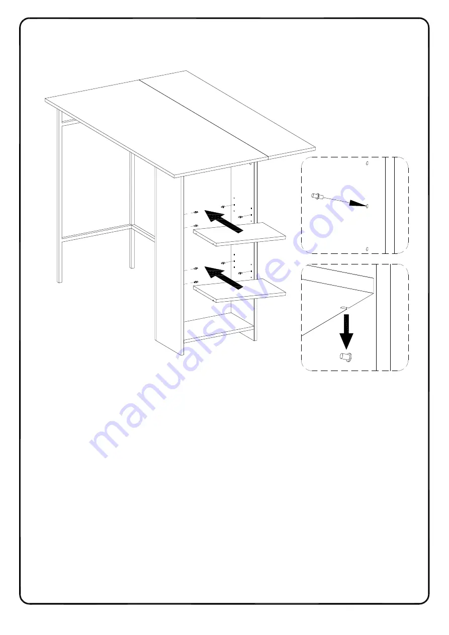 Walker Edison TW48LNSB3P Assembly Instructions Manual Download Page 17