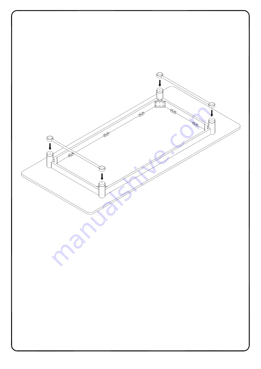 Walker Edison TW68OLS Assembly Instructions Manual Download Page 7