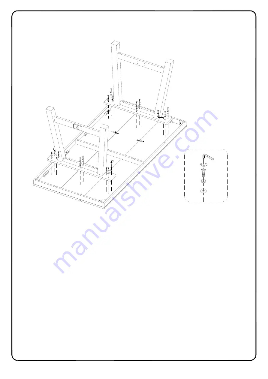 Walker Edison TW70TRS Assembly Instructions Manual Download Page 18