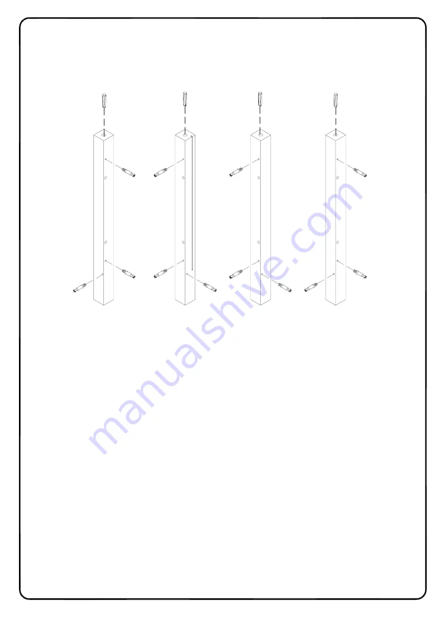 Walker Edison W44BD1D Assembly Instructions Manual Download Page 12