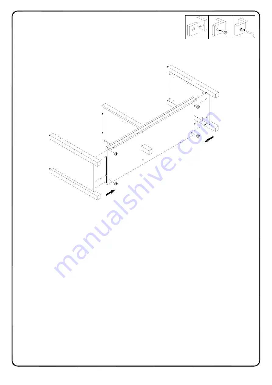 Walker Edison W44BD1D Assembly Instructions Manual Download Page 18