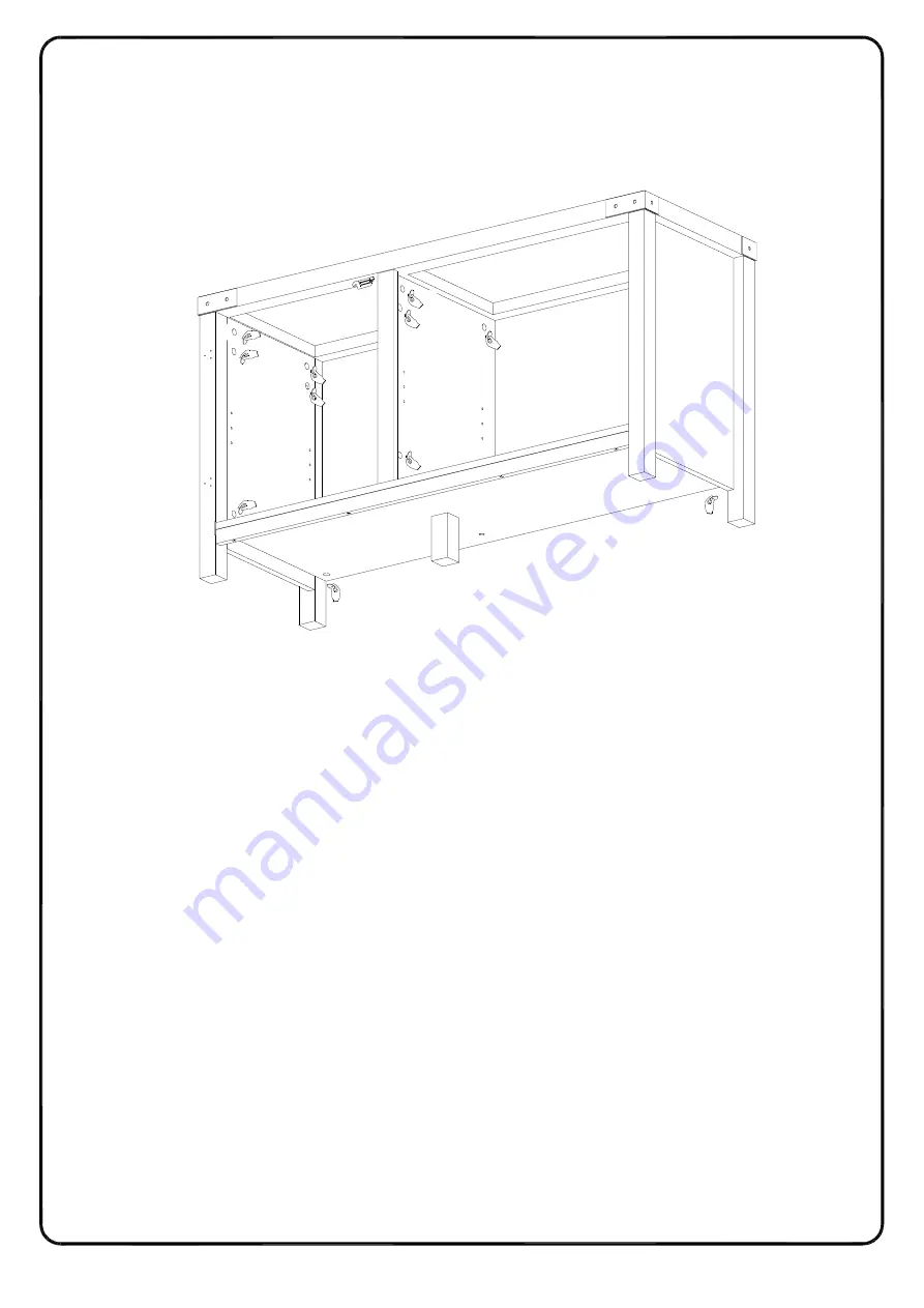 Walker Edison W44BD1D Assembly Instructions Manual Download Page 22