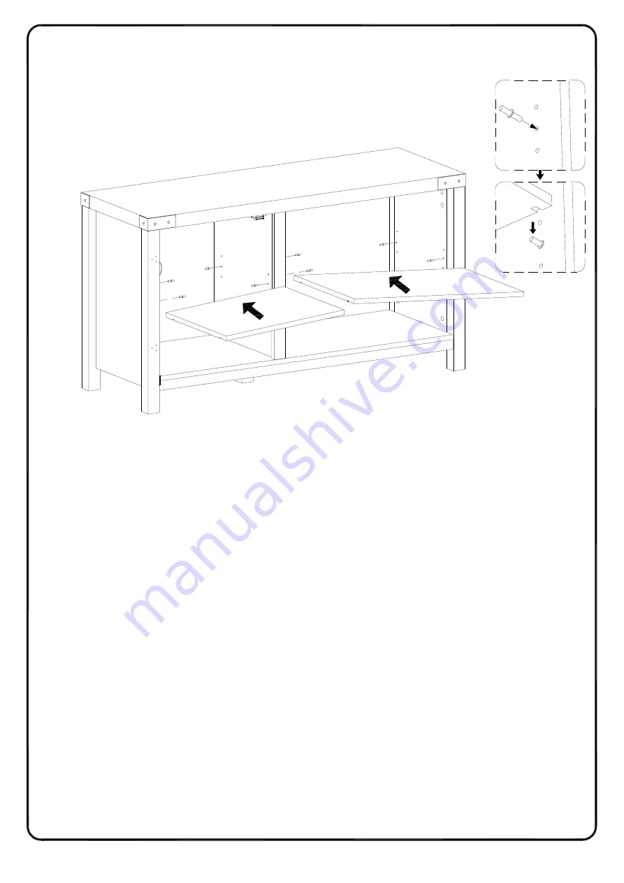 Walker Edison W44BD1D Assembly Instructions Manual Download Page 23