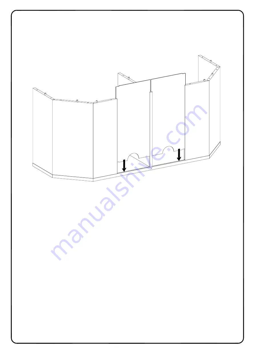 Walker Edison W44BOSDCR Assembly Instructions Manual Download Page 15