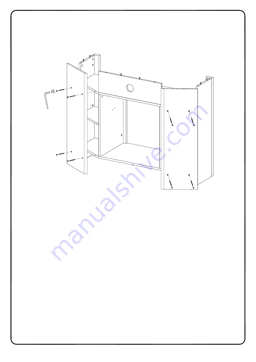 Walker Edison W44FPHBC Assembly Instructions Manual Download Page 21