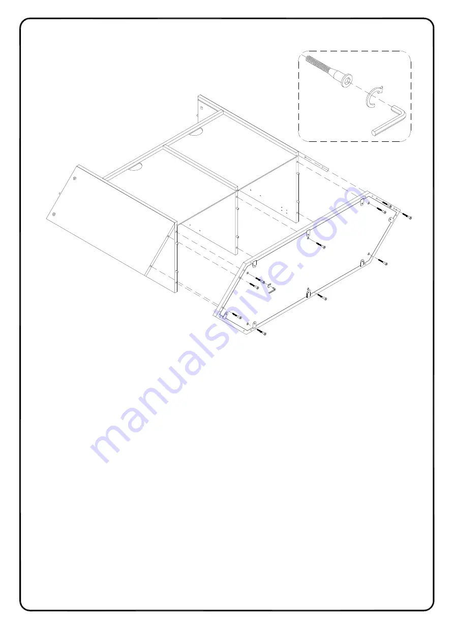 Walker Edison W48MVCR Assembly Instructions Manual Download Page 16