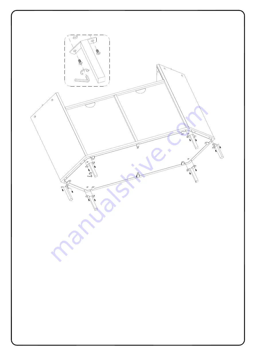 Walker Edison W48MVCR Assembly Instructions Manual Download Page 17