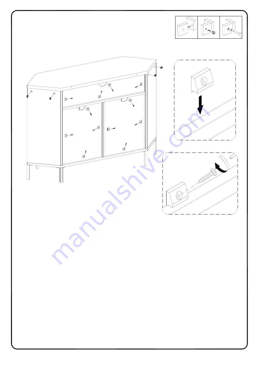 Walker Edison W48MVCR Assembly Instructions Manual Download Page 20