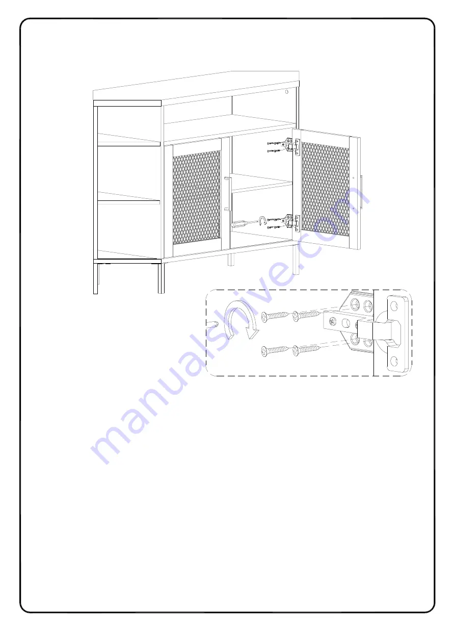 Walker Edison W48MVCR Assembly Instructions Manual Download Page 26