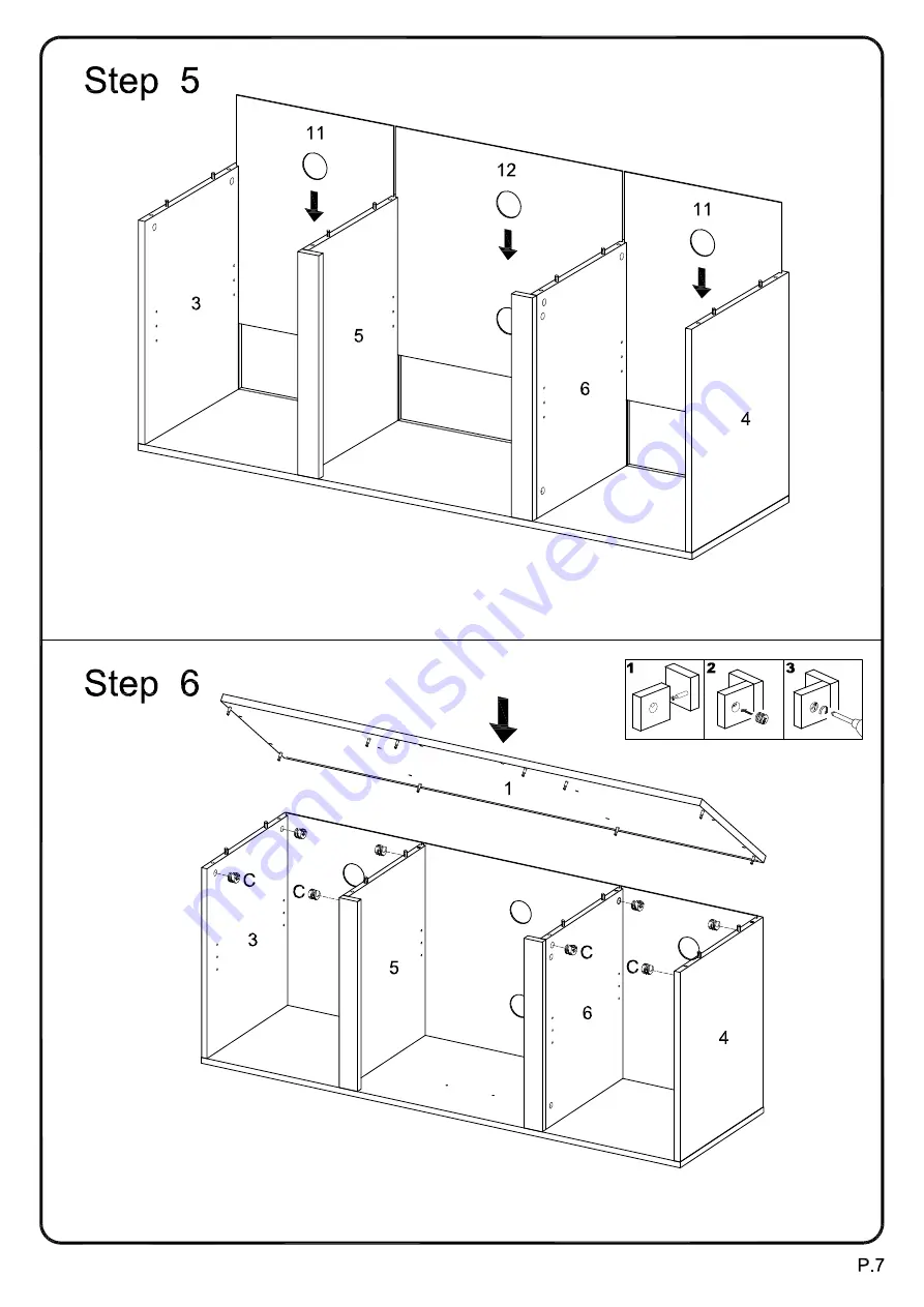 Walker Edison W52AV2D Скачать руководство пользователя страница 7