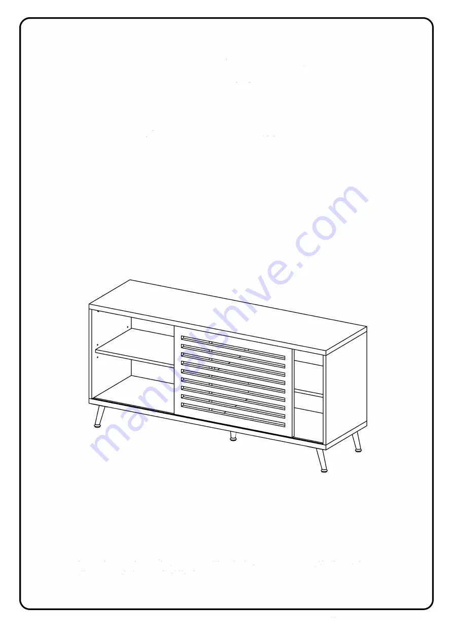 Walker Edison W52BOSD Assembly Instructions Manual Download Page 1