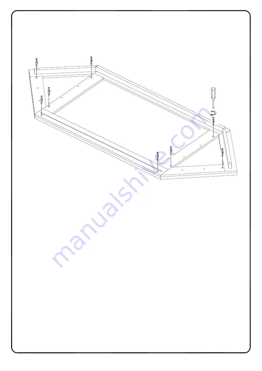 Walker Edison W52CCR Assembly Instructions Manual Download Page 11