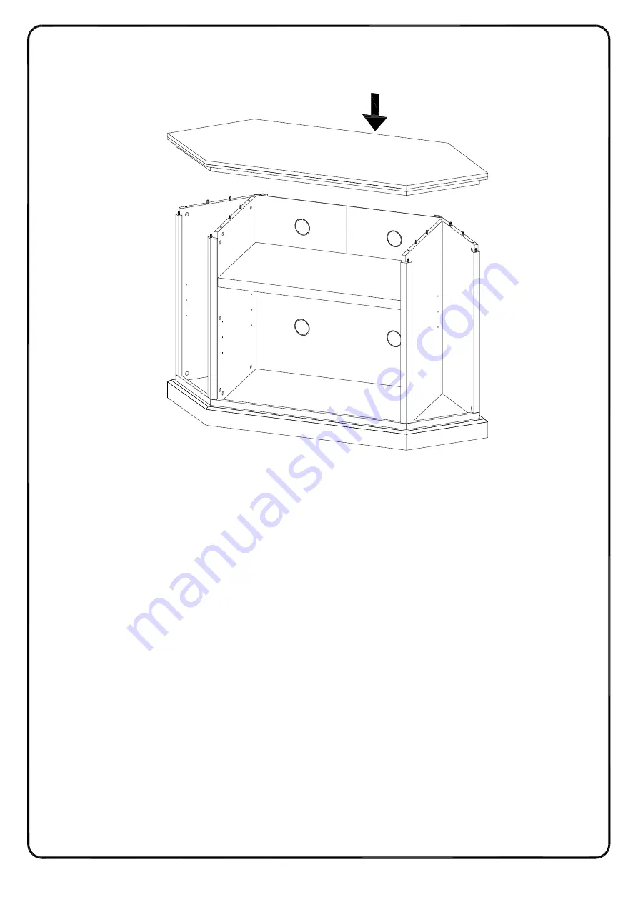 Walker Edison W52CCR Assembly Instructions Manual Download Page 26