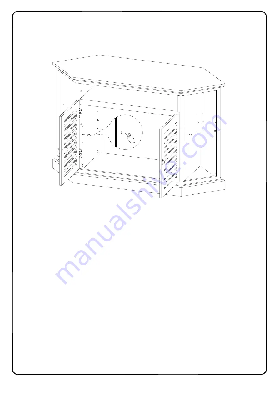 Walker Edison W52CCR Assembly Instructions Manual Download Page 34