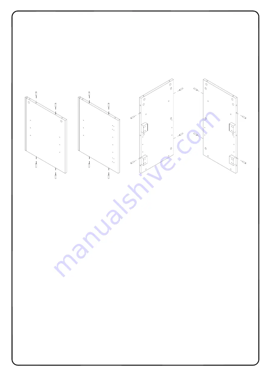 Walker Edison W52CLA3D Assembly Instructions Manual Download Page 7