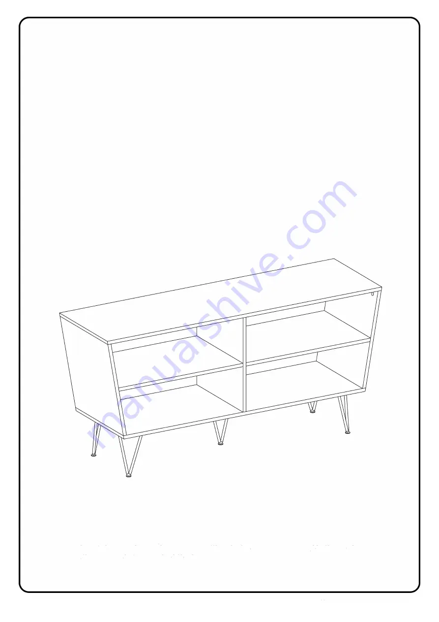 Walker Edison W52CRO Assembly Instructions Manual Download Page 1