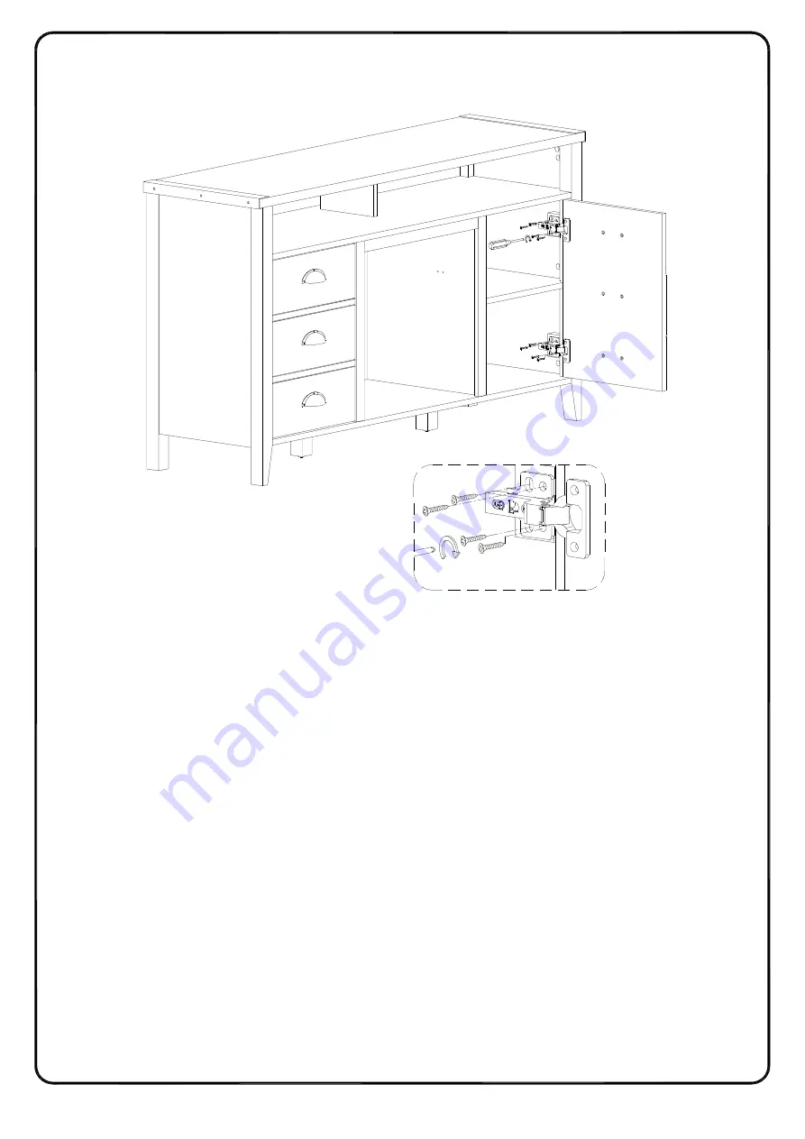 Walker Edison W52FPCLA2D Assembly Instructions Manual Download Page 28