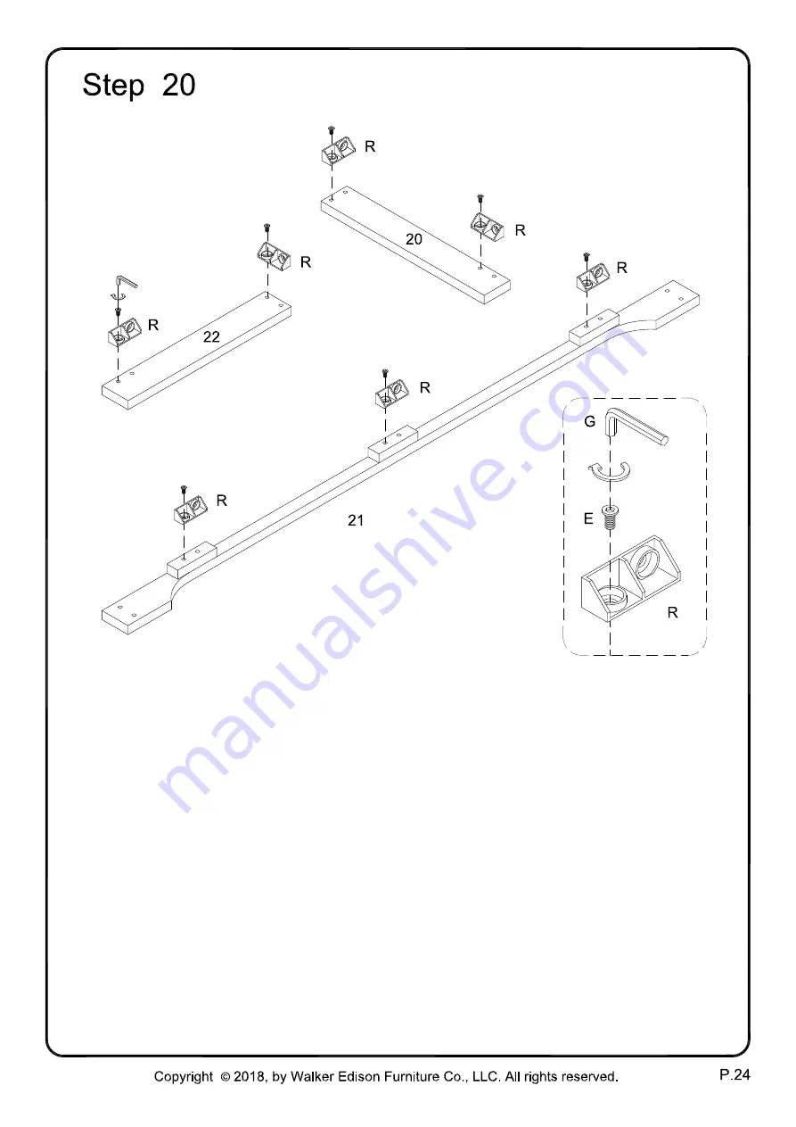 Walker Edison W52HBSBD Скачать руководство пользователя страница 24