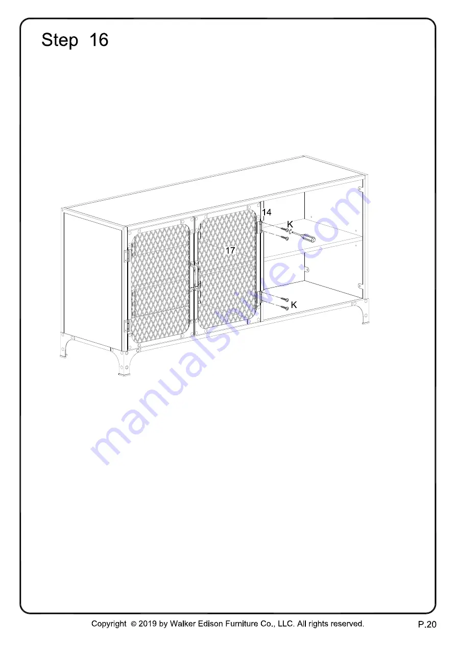 Walker Edison W52SOI2D Скачать руководство пользователя страница 20