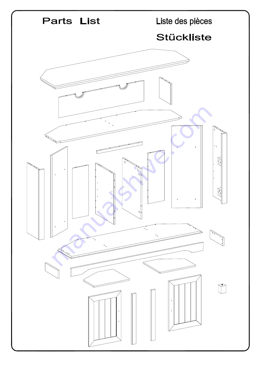 Walker Edison W54FPCMCR2D Assembly Instructions Manual Download Page 6