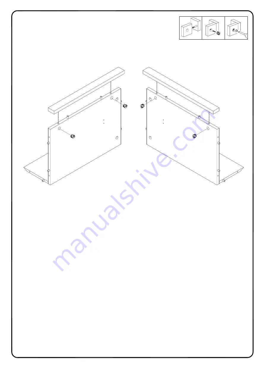 Walker Edison W54FPCMCR2D Assembly Instructions Manual Download Page 17