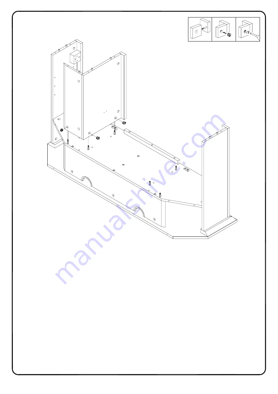 Walker Edison W54FPCMCR2D Assembly Instructions Manual Download Page 23