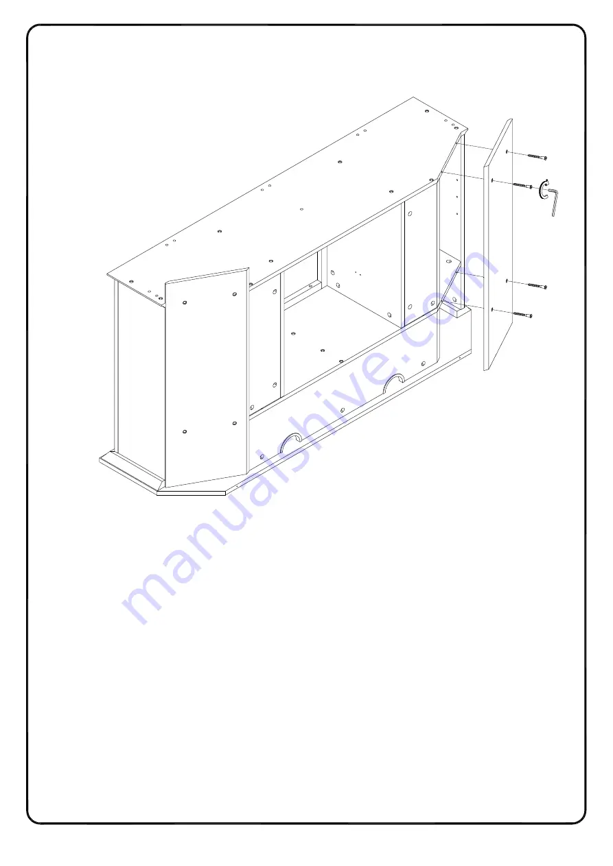 Walker Edison W54FPCMCR2D Assembly Instructions Manual Download Page 27