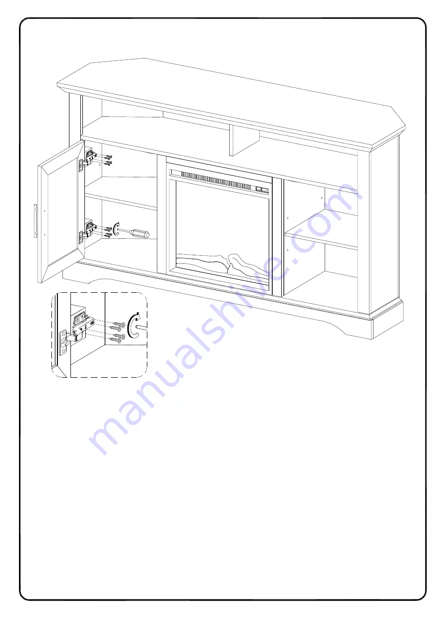 Walker Edison W54FPCMCR2D Assembly Instructions Manual Download Page 35