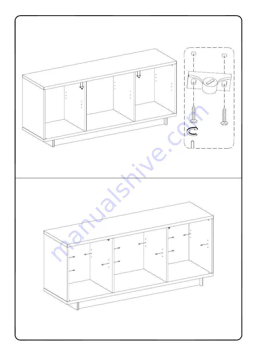 Walker Edison W56VSD Assembly Instructions Manual Download Page 10