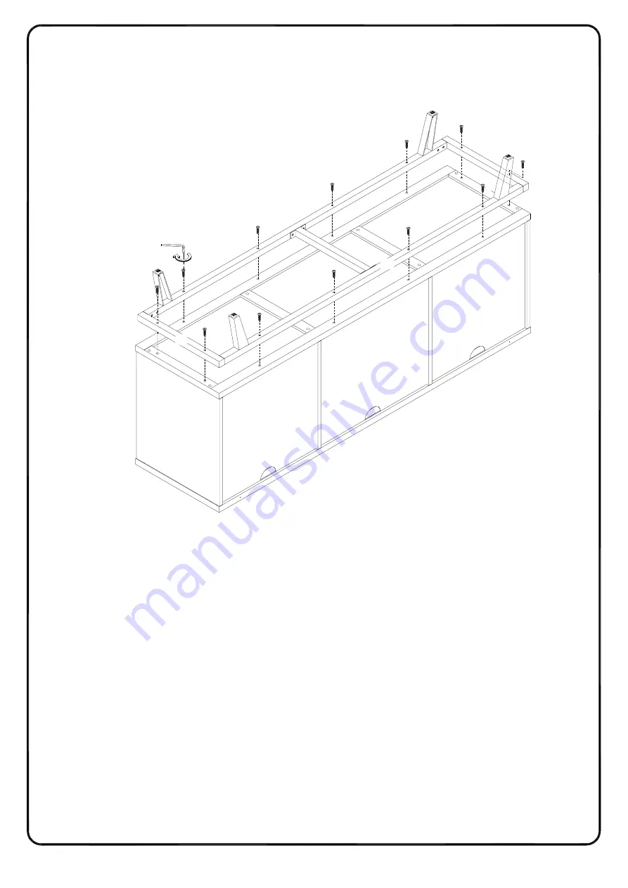 Walker Edison W58ALT2D Assembly Instructions Manual Download Page 18