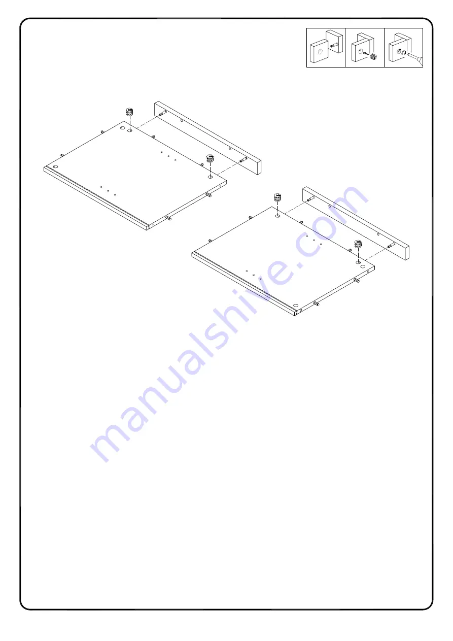 Walker Edison W58BDSD Assembly Instructions Manual Download Page 16