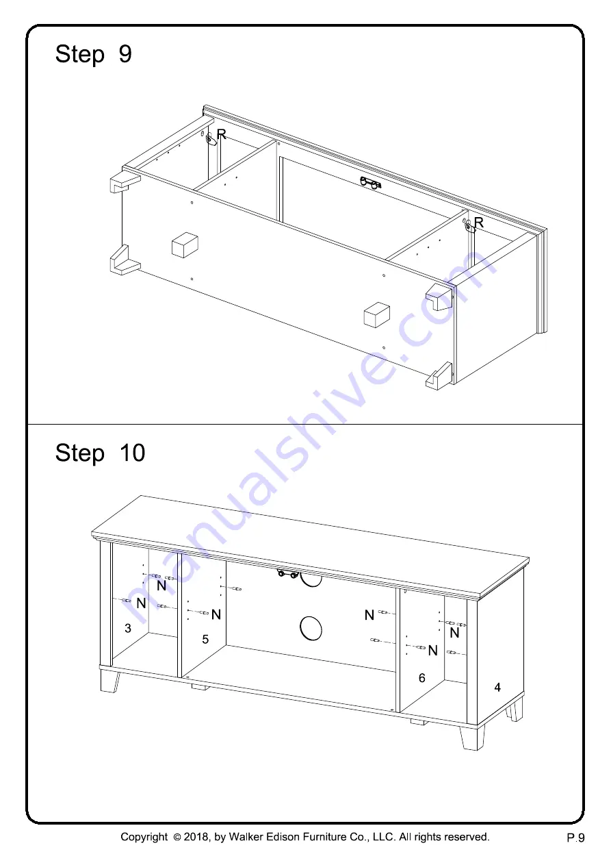 Walker Edison W58C02D Скачать руководство пользователя страница 9