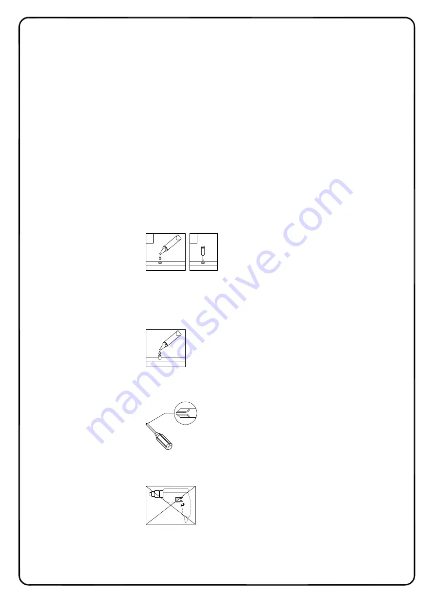 Walker Edison W58CCR Assembly Instructions Manual Download Page 3