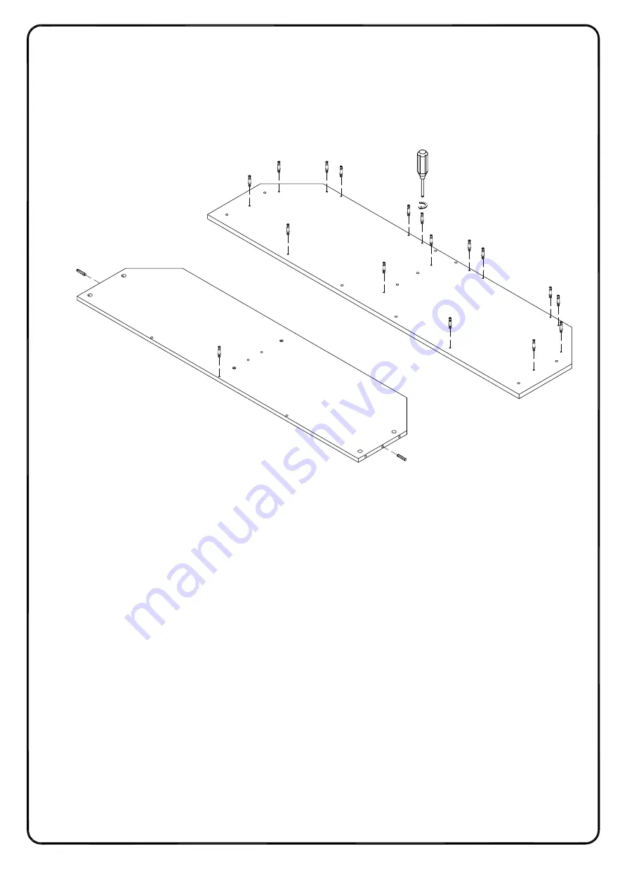 Walker Edison W58CCR Assembly Instructions Manual Download Page 9