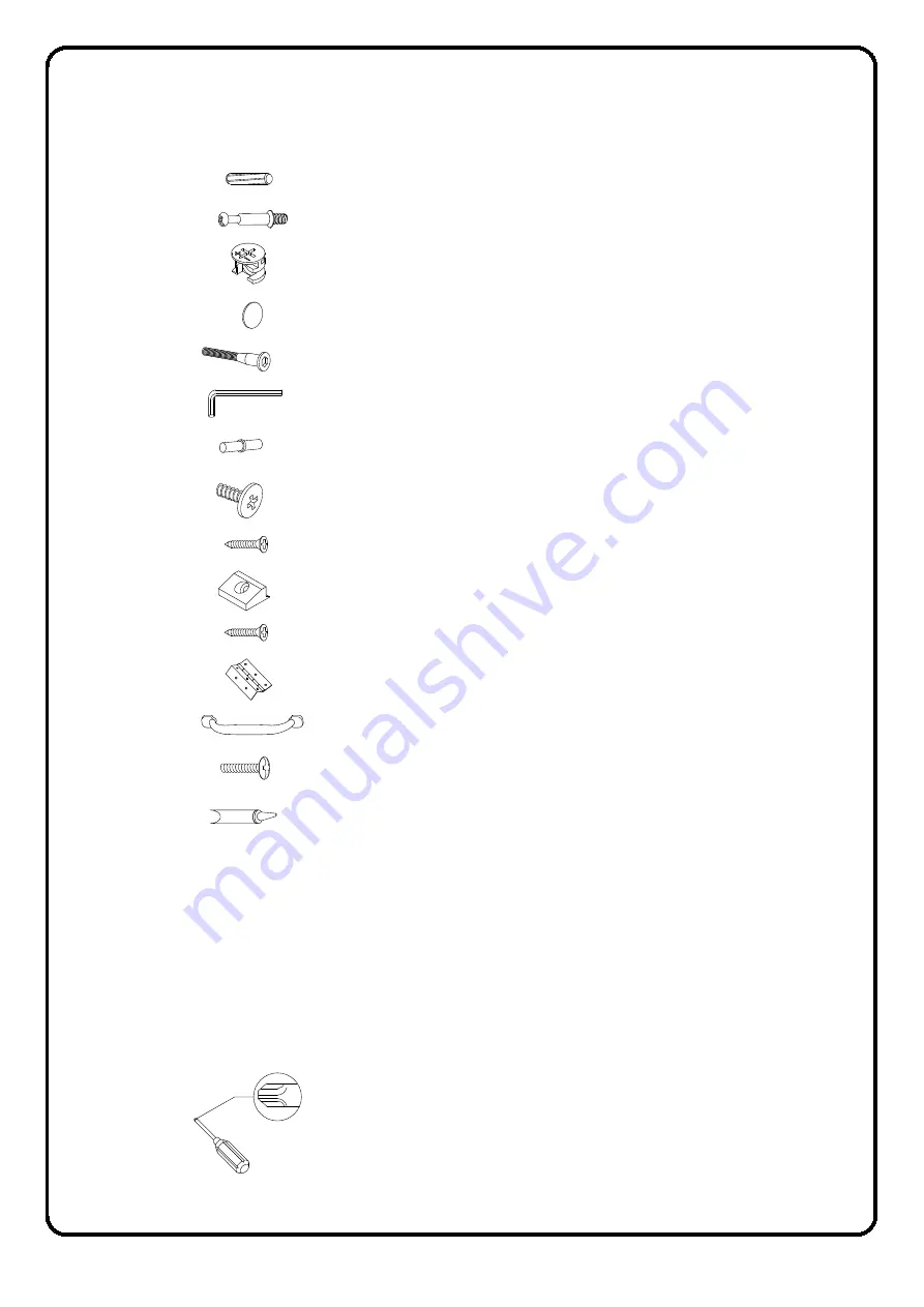 Walker Edison W58CS2D Assembly Instructions Manual Download Page 4