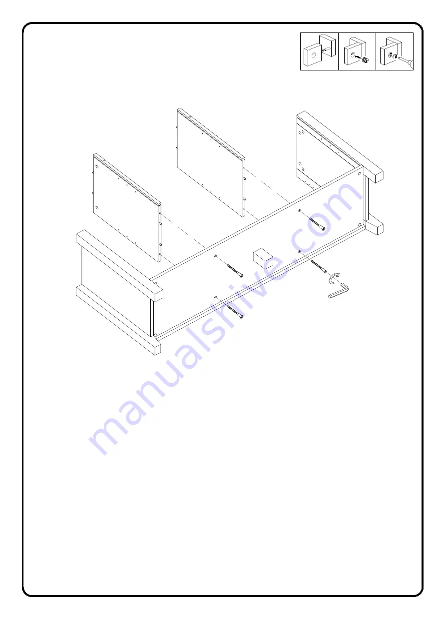 Walker Edison W58CS2D Assembly Instructions Manual Download Page 12