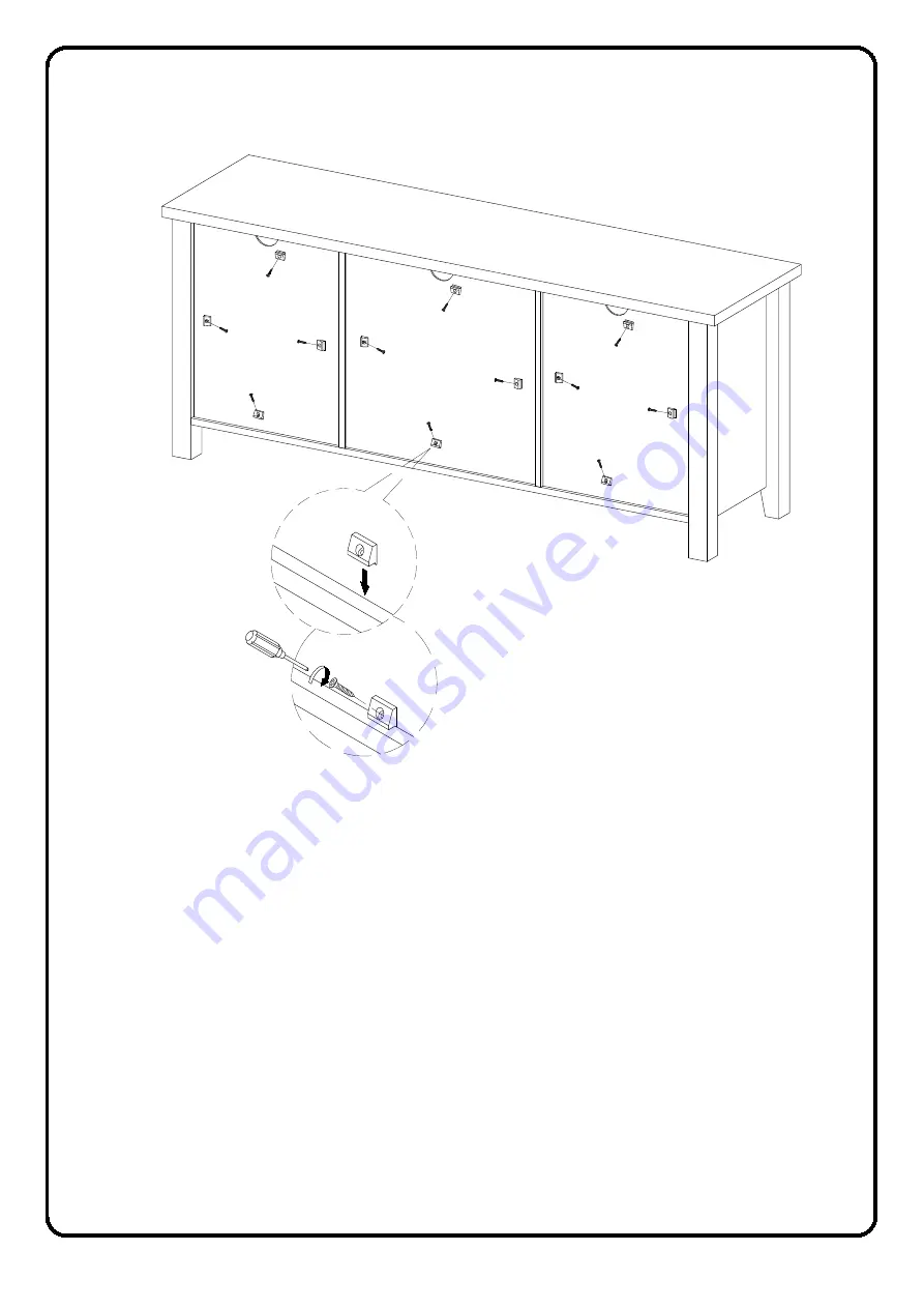 Walker Edison W58CS2D Assembly Instructions Manual Download Page 15