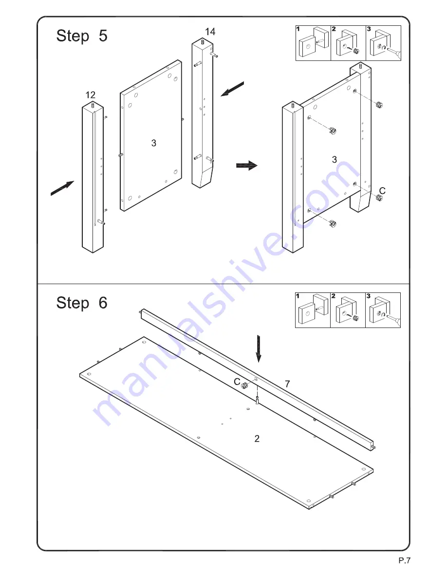 Walker Edison W58CSP Скачать руководство пользователя страница 7