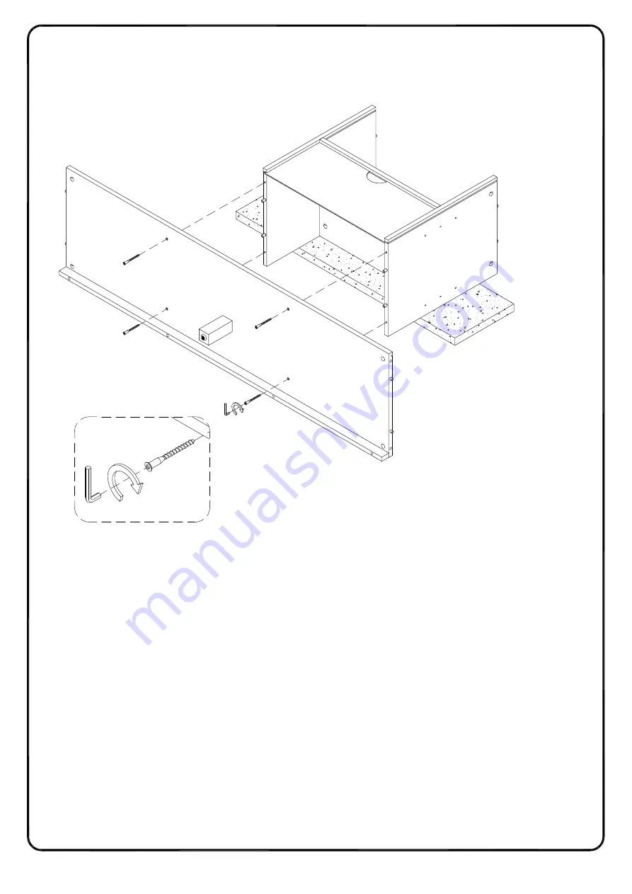 Walker Edison W58CSTBV2D Assembly Instructions Manual Download Page 19