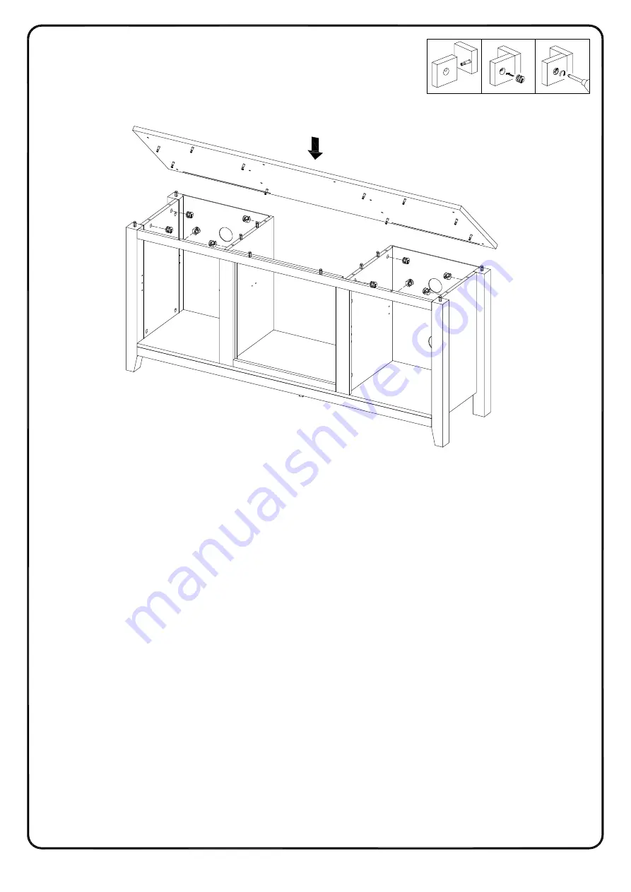 Walker Edison W58FP18 Assembly Instructions Manual Download Page 24