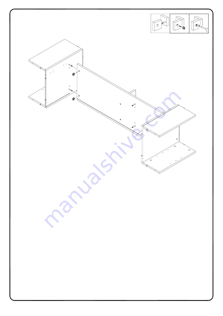 Walker Edison W58OSC3D Assembly Instructions Manual Download Page 17